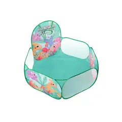 BABYLUNA - Piscina De Pelotas Plegable Con 50 Pelotas Multicolor Dino