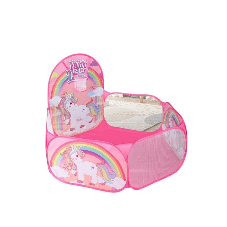 Piscina De Pelotas Plegable Con 50 Pelotas Unicornio