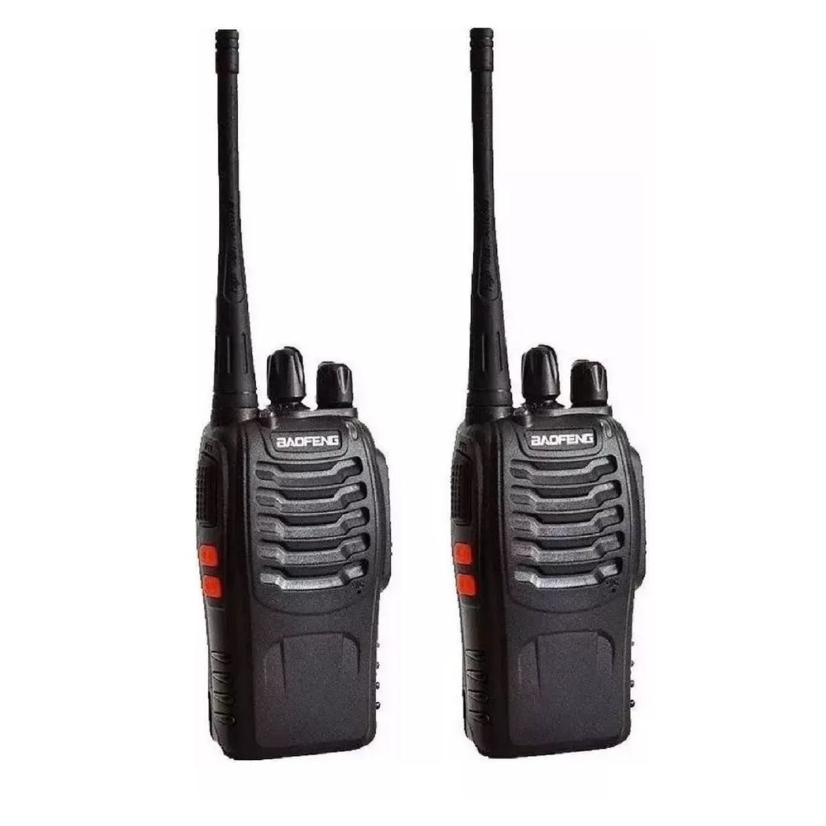 GENERICO - Pack 2 Radios Transmisor Walkie Talkie Baofeng 888s Color Negro