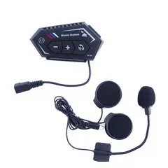 GENERICO - Bluetooth Para Casco Modelo BT-12C Con Luz