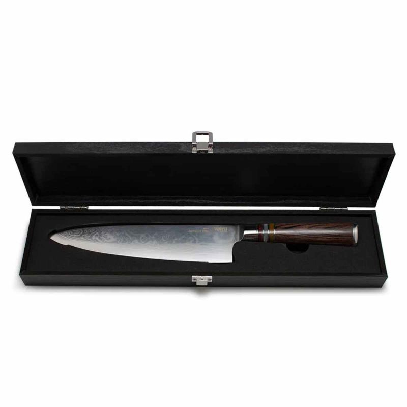 WAYU - CUCHILLO DAMASCUS BROWN PAKKA WAYU LIMITED