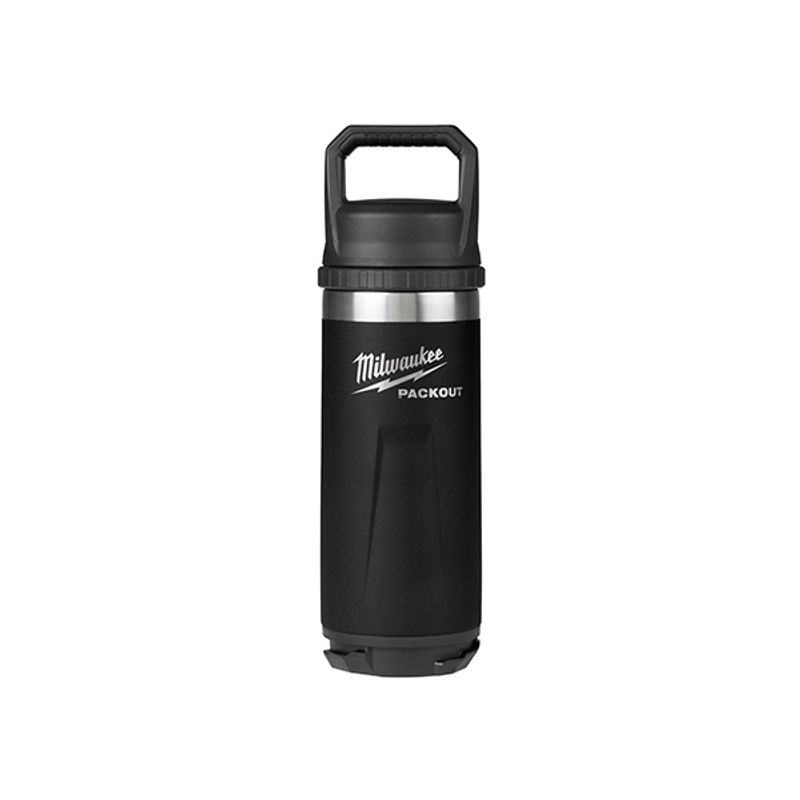 MILWAUKEE - BOTELLA TERMICA PACKOUT 18 OZ NEGRA MILWAUKEE