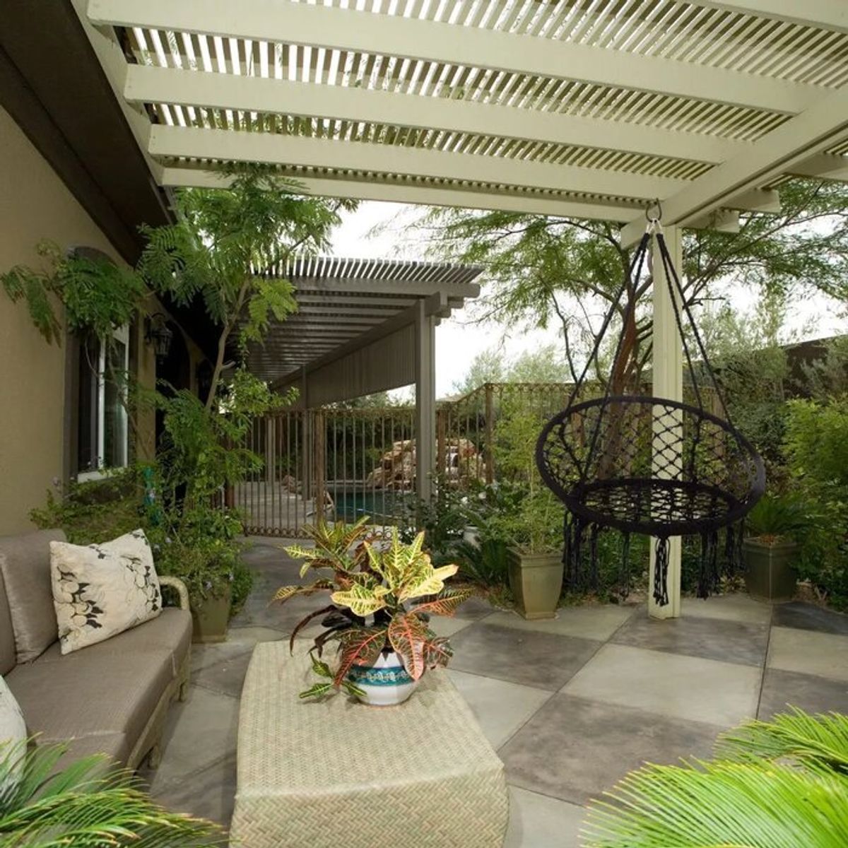 GENERICO - Silla Hamaca Tejido Colgante Terrazas Negra