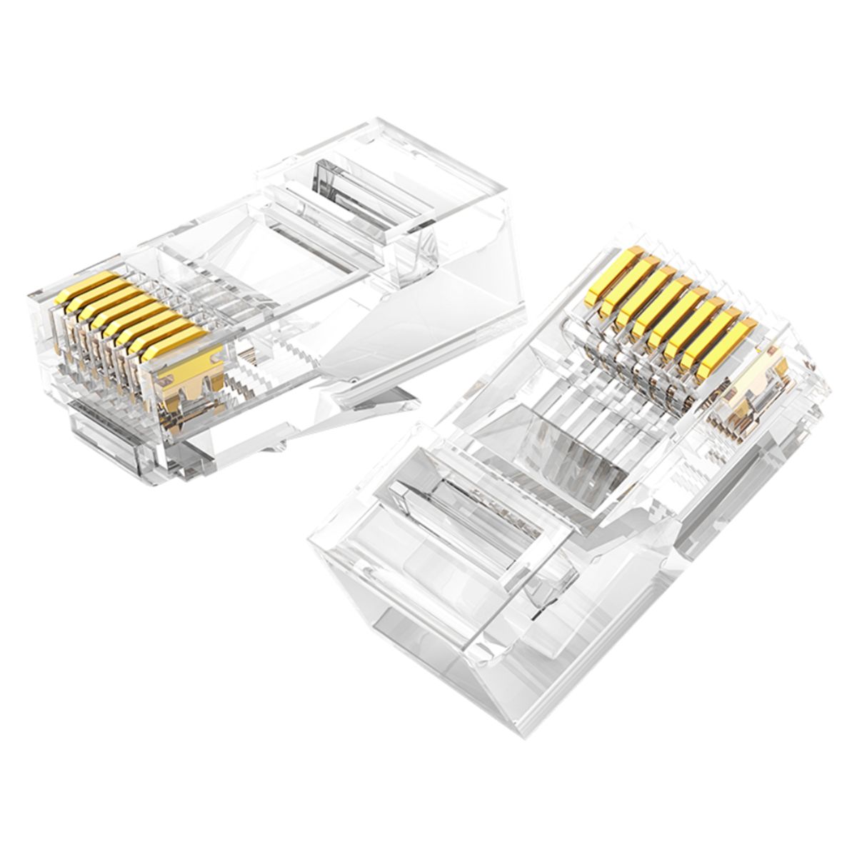 UGREEN - CONECTOR RJ-45 PLASTICO 10UN BAG CAT6 1000MBPS UGREEN NW120