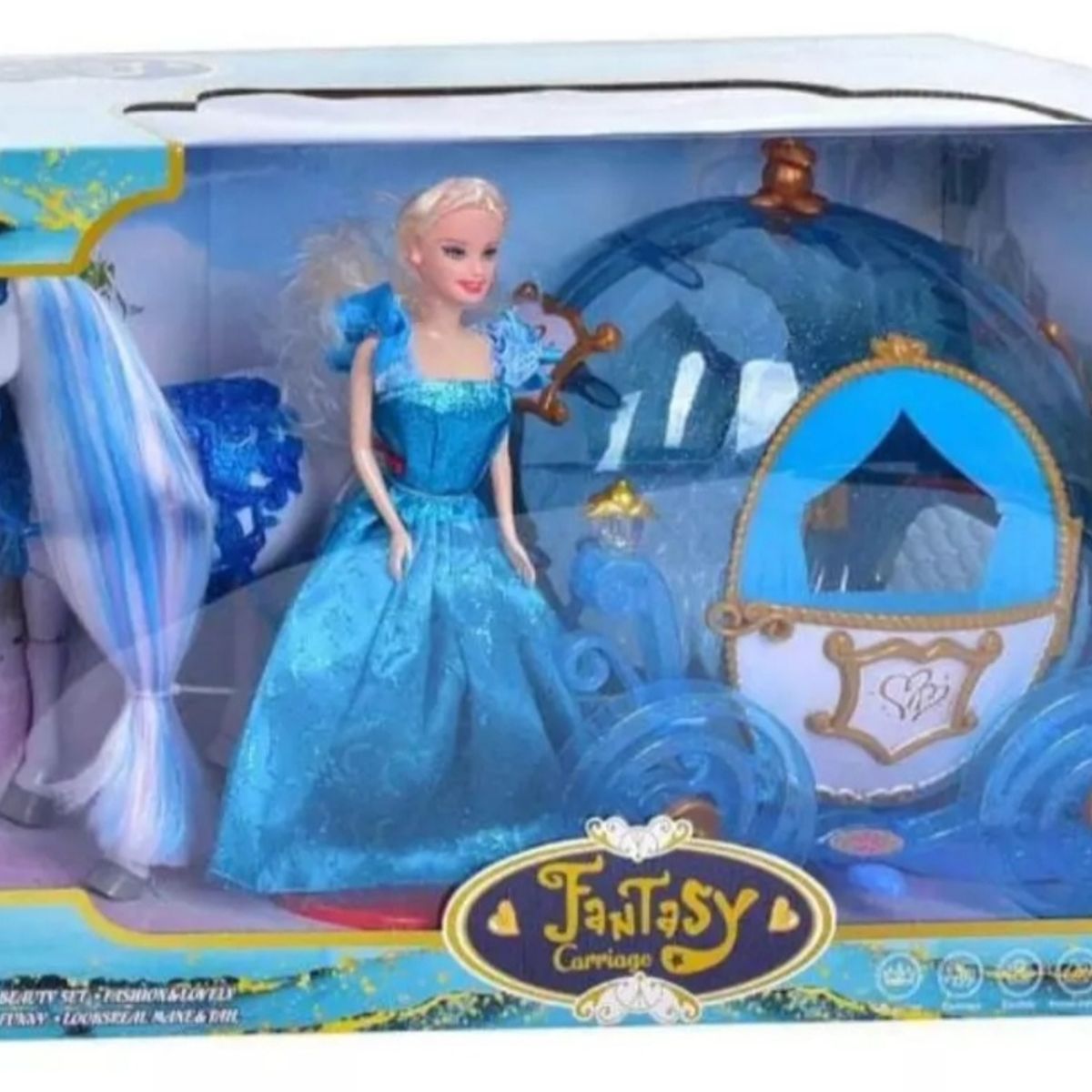 GENERICO - Juguete Princesa Carruaje Con Caballo Musical