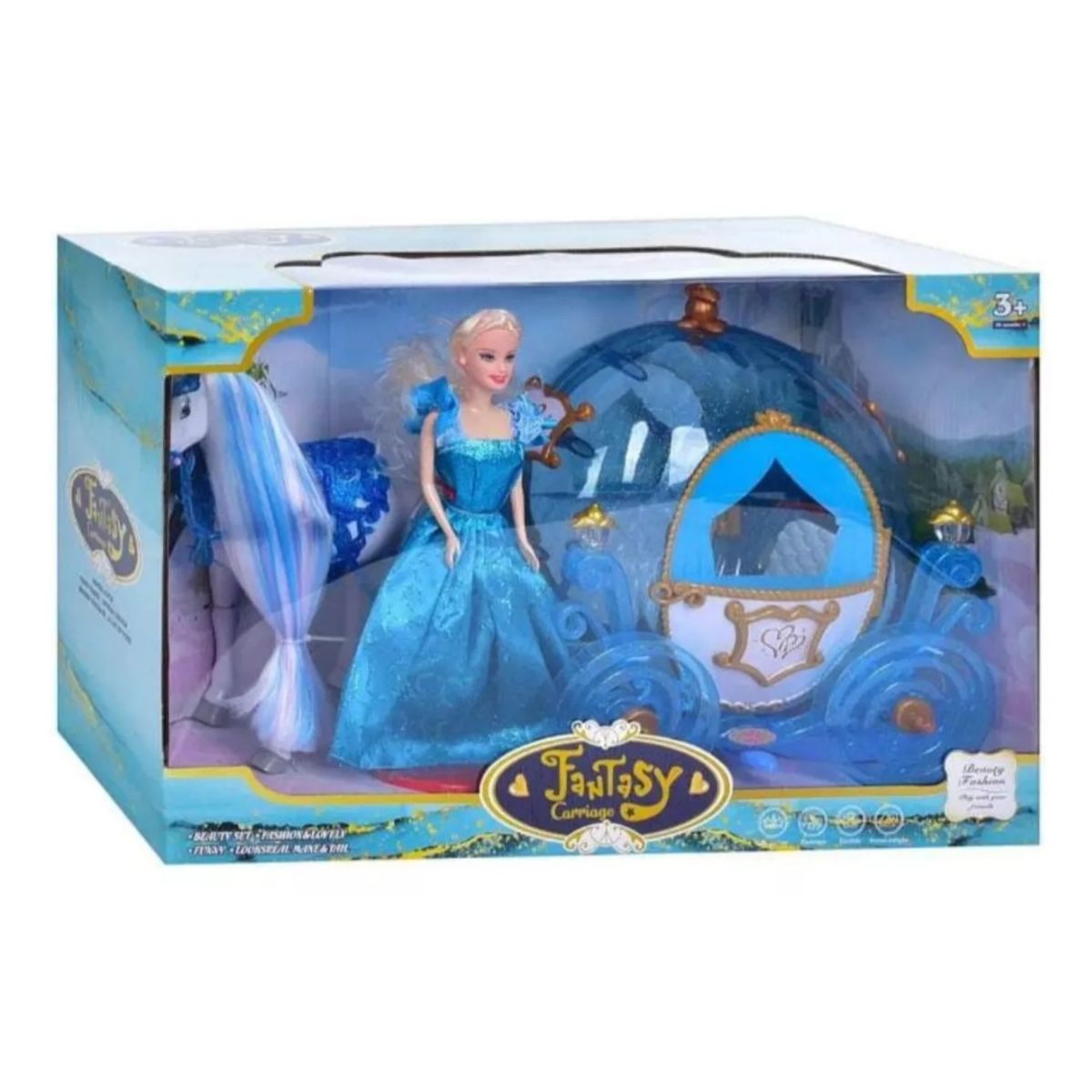 GENERICO - Juguete Princesa Carruaje Con Caballo Musical