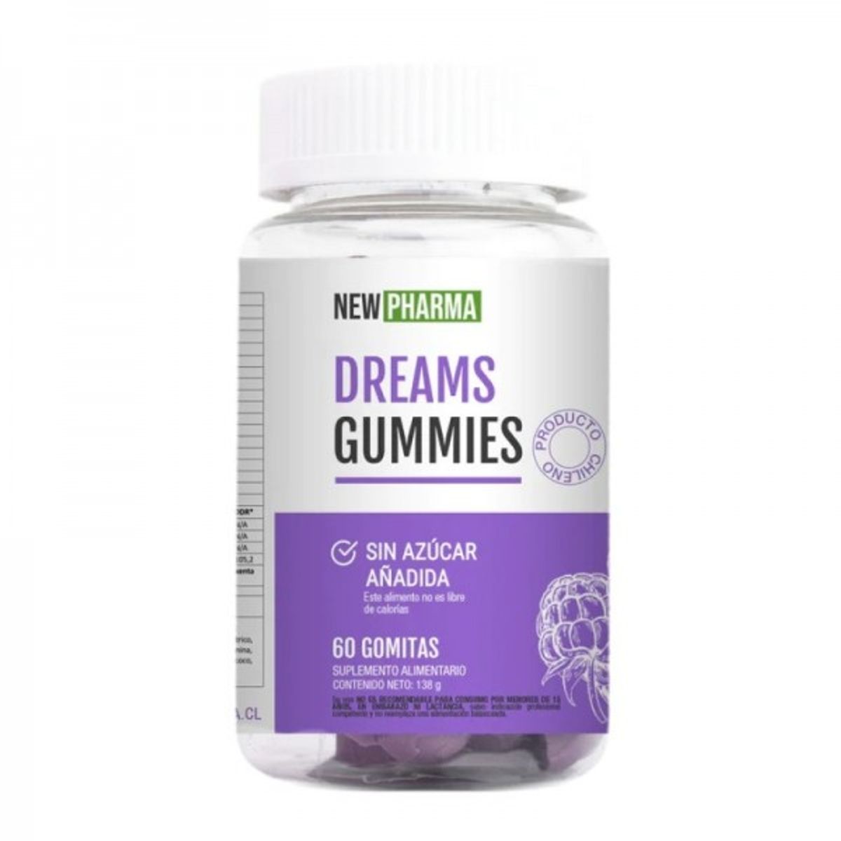 NEWPHARMA - Suplemento Dreams NewPharma 60 Gomitas