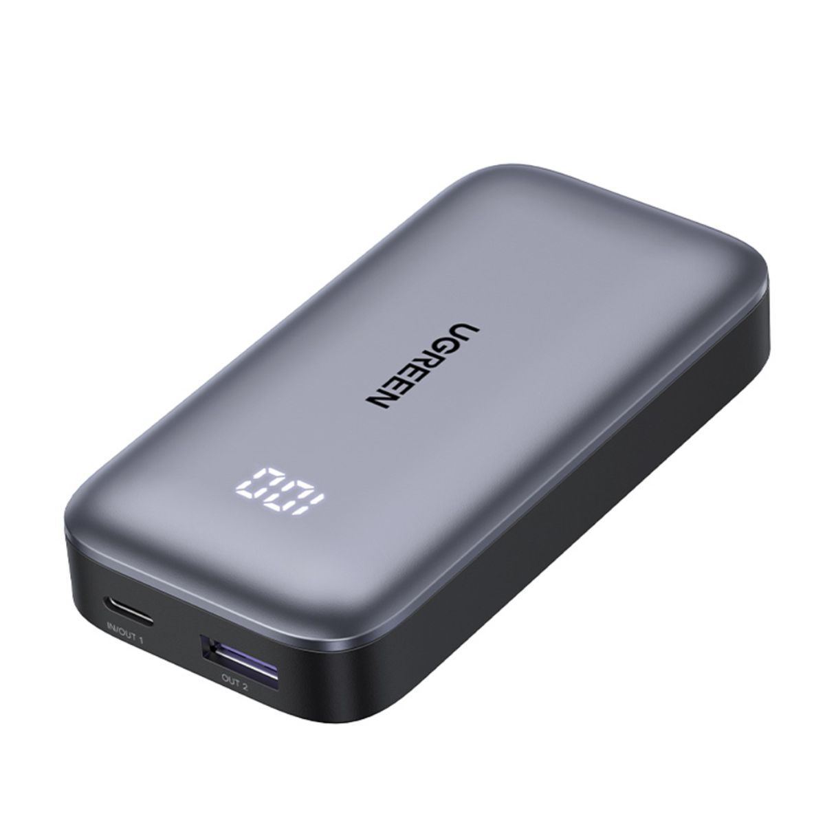 UGREEN - BATERIA PORTATIL 10000MAH MINIPANTALLA QUICK CHARGING 30W