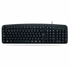 MLAB - Teclado Multimedia Usb Kb-200 Color Del Teclado Negro