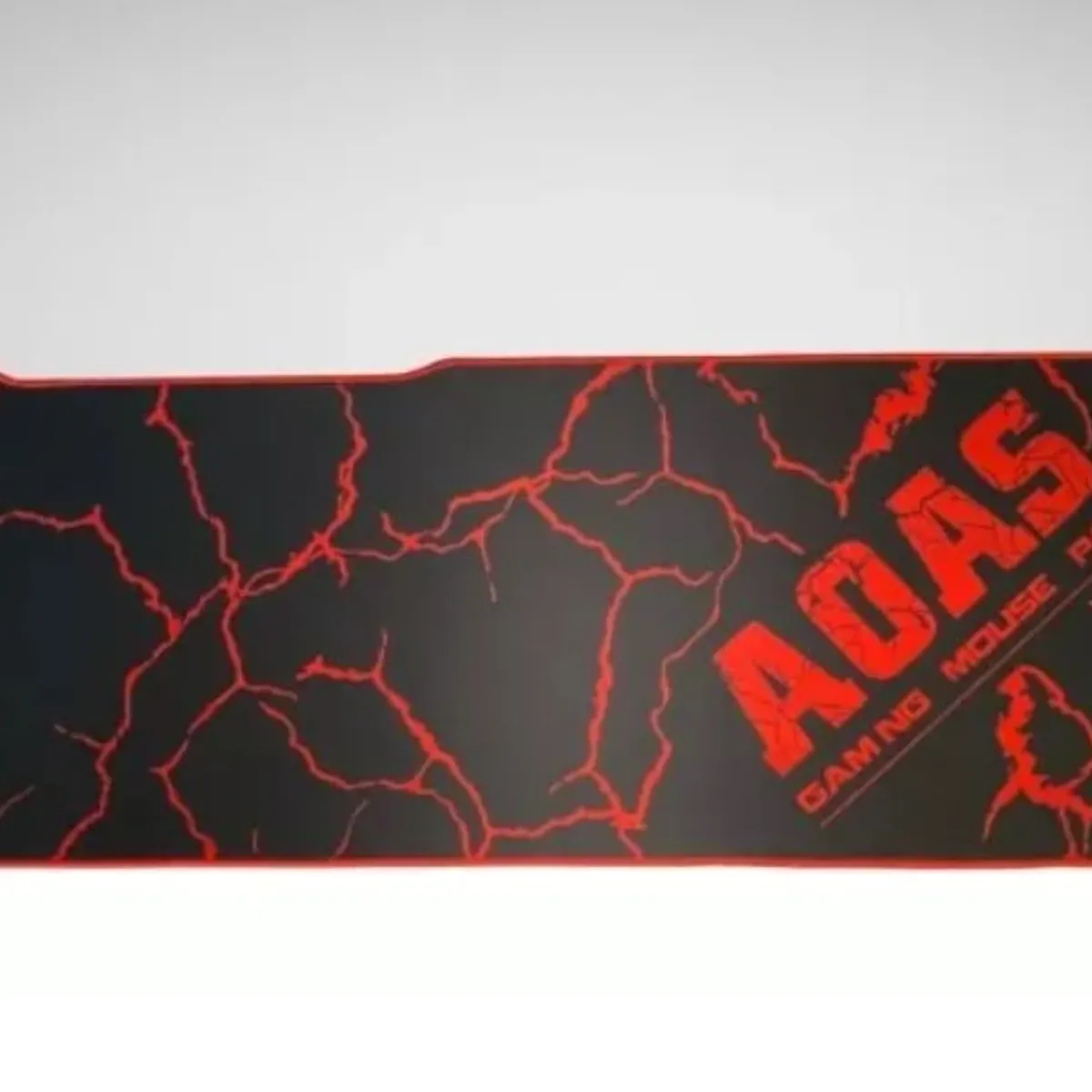GENERICO - Mouse Pad Gamer Xl Aoas Alfombrilla Diseño 80x30 Negro con Letras