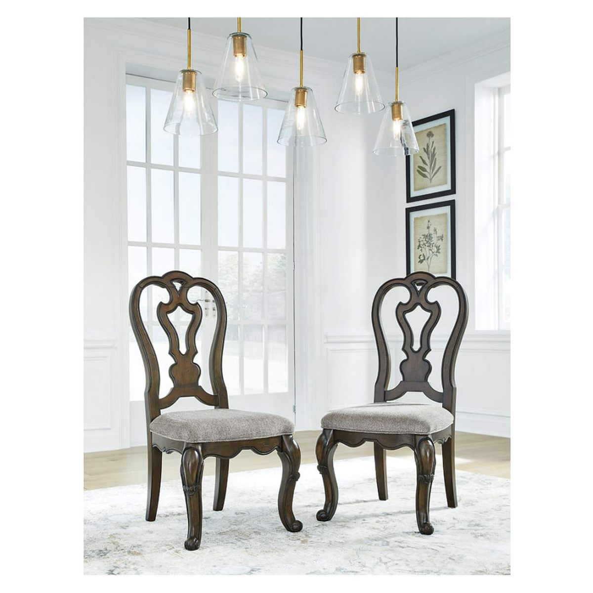 ASHLEY - Par de sillas de comedor Maylee