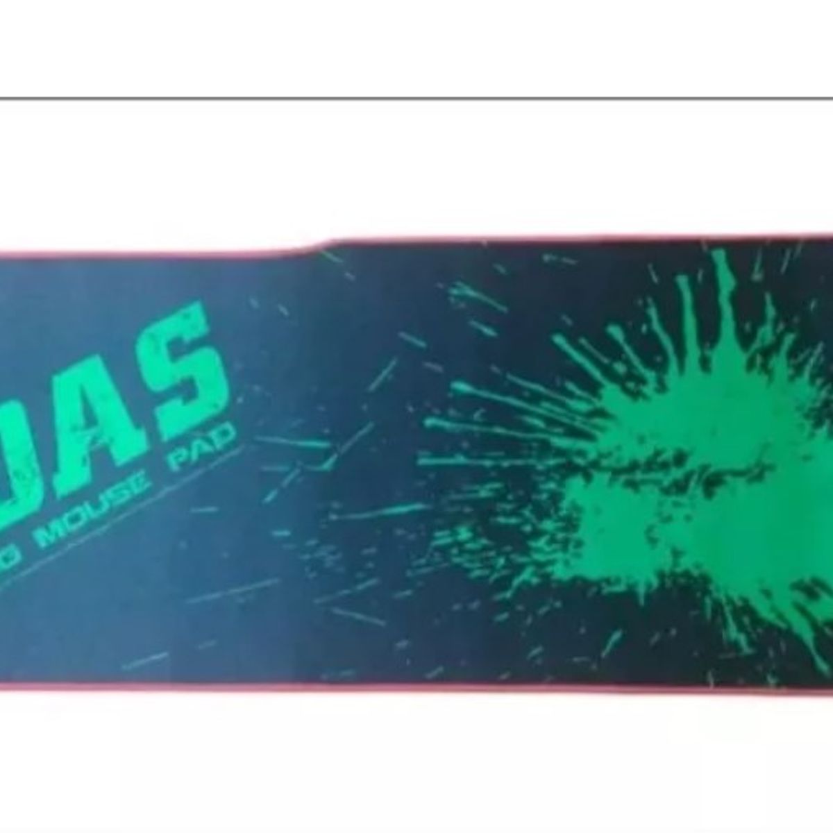 GENERICO - Mouse Pad Gamer Xl Aoas Alfombrilla Diseño 80x30 Verde con Negro