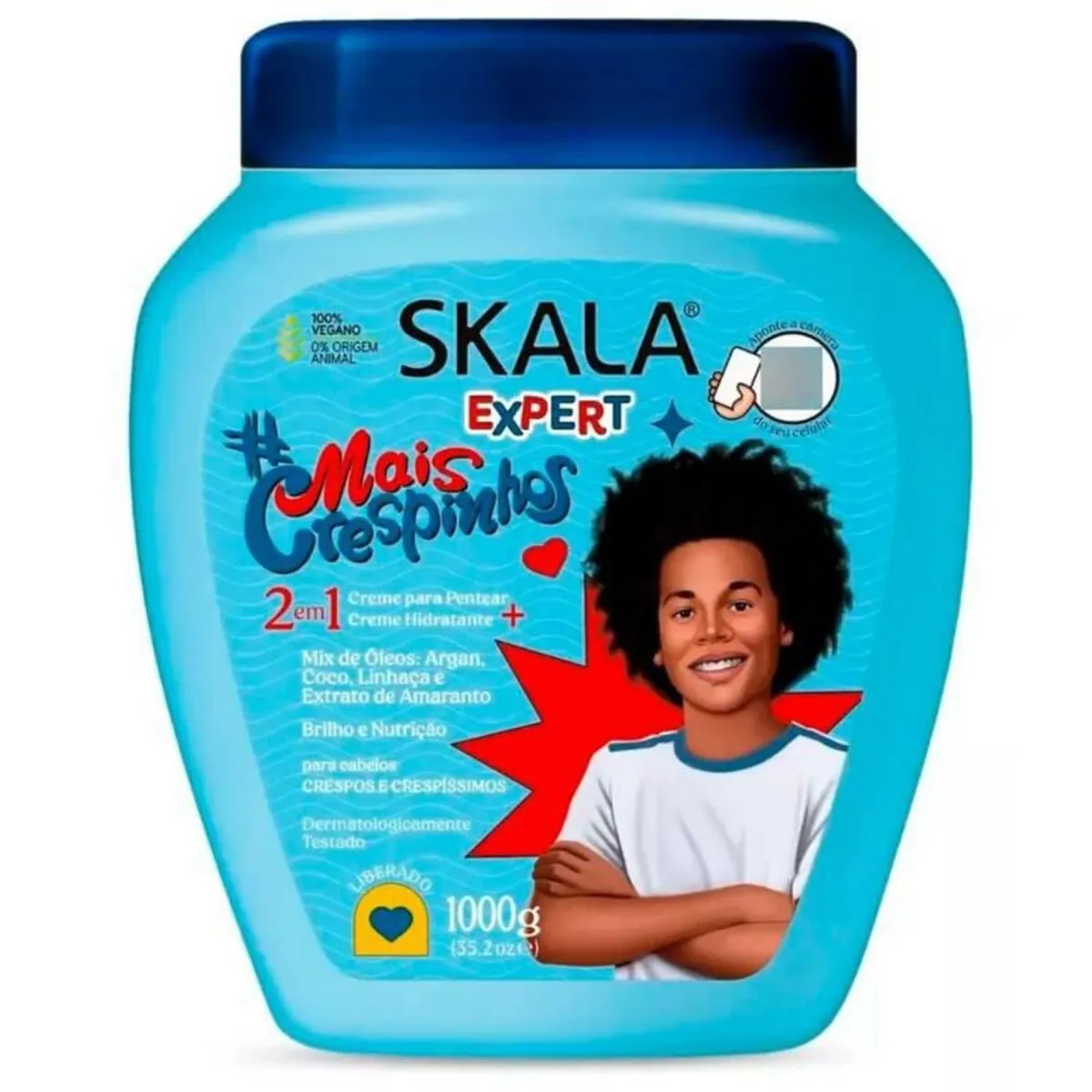 SKALA - MÁSCARA MAIS CRESPINHOS KIDS HOMBRE 1000 G SKALA.-