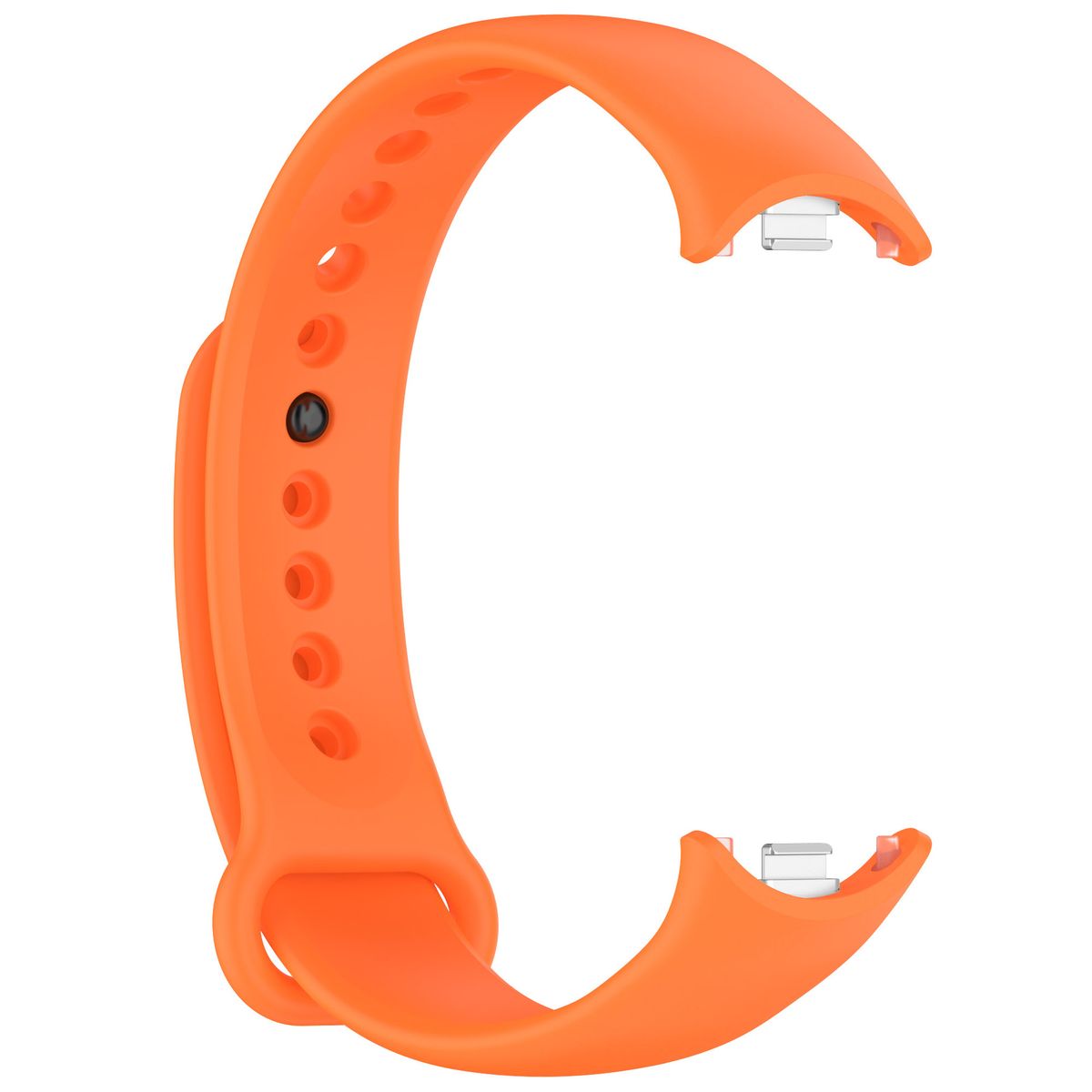 GENERICO - Correa Para Xiaomi Smart Band 8 y 9 Silicona Naranjo