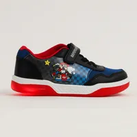 Zapatillas Con Luces Niño B2124 Mario Bross Negro
