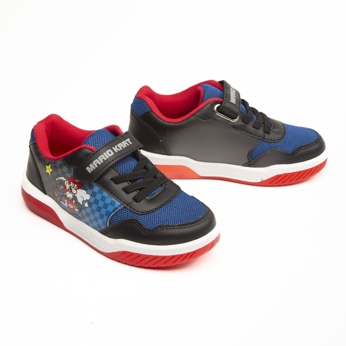 NINTENDO - Zapatillas Con Luces Niño B2124 Mario Bross Negro Nintendo