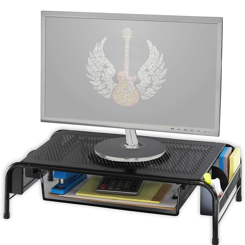 NEWO - Alzador Monitor Notebook con organizador escritorio