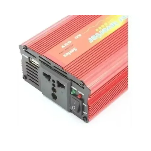 GENERICO Inversor Voltaje Corriente 12v a 220v Auto Portátil 500W ...
