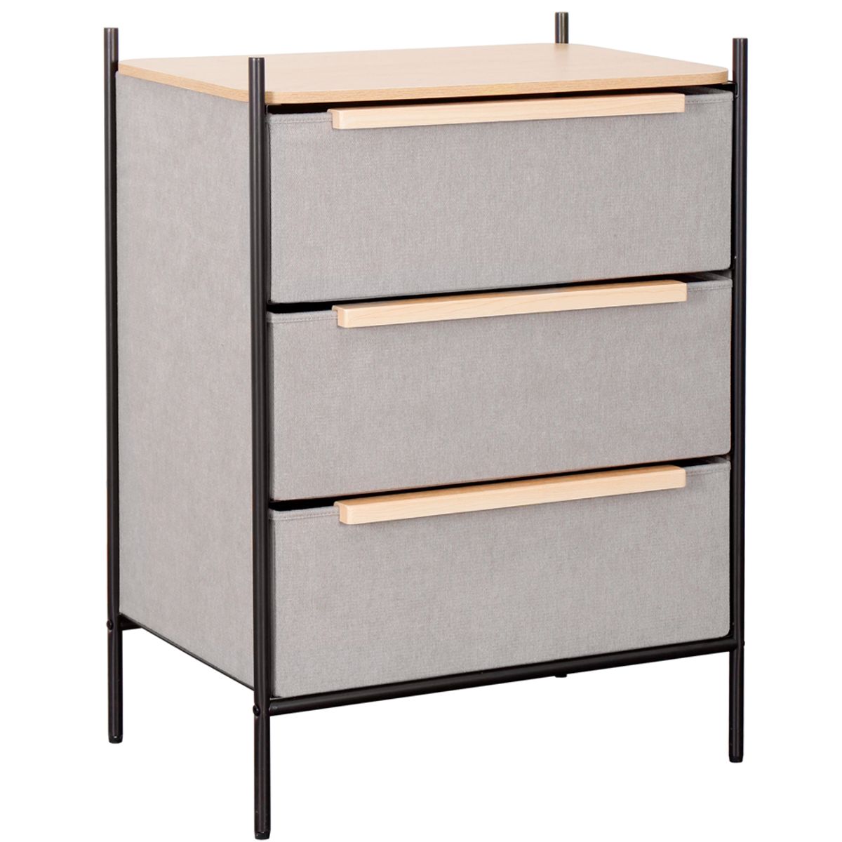 CARRY ALL - Velador Cajonera 3 Cajones Carry All® Línea Minimalist