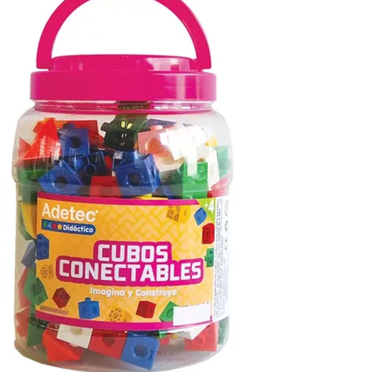 GENERICO - Juego Didáctico Cubos Conectables Adetec 140 Pz