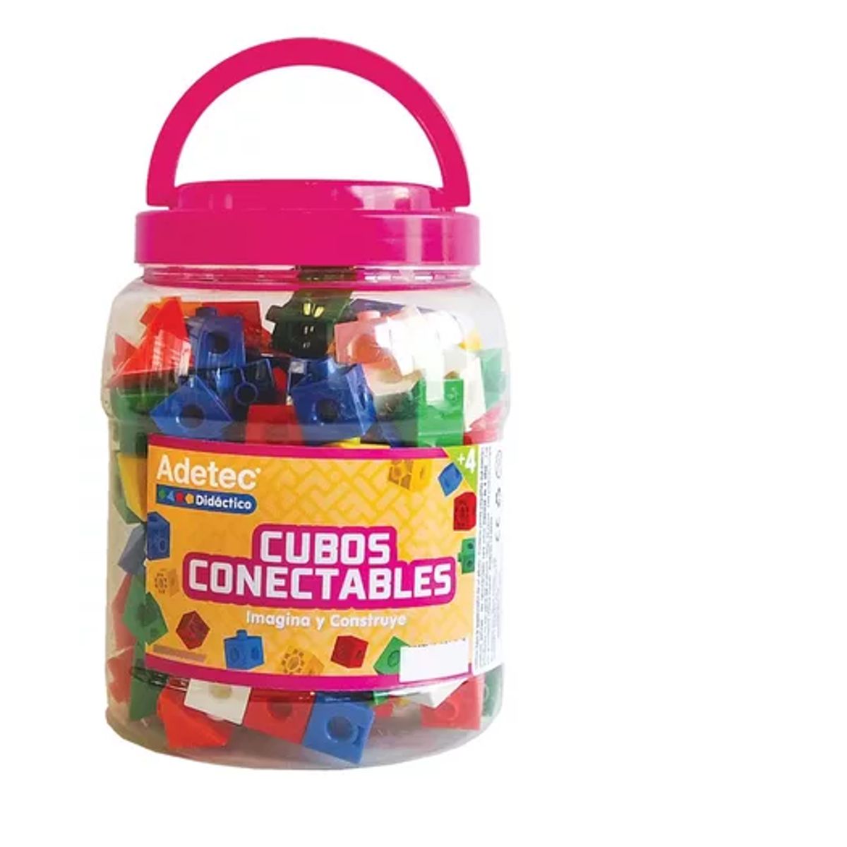 GENERICO - Juego Didáctico Cubos Conectables Adetec 140 Pz