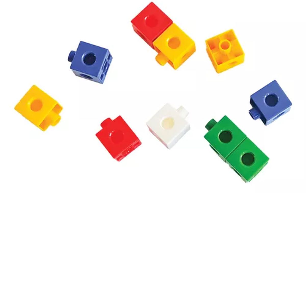 GENERICO - Juego Didáctico Cubos Conectables Adetec 140 Pz