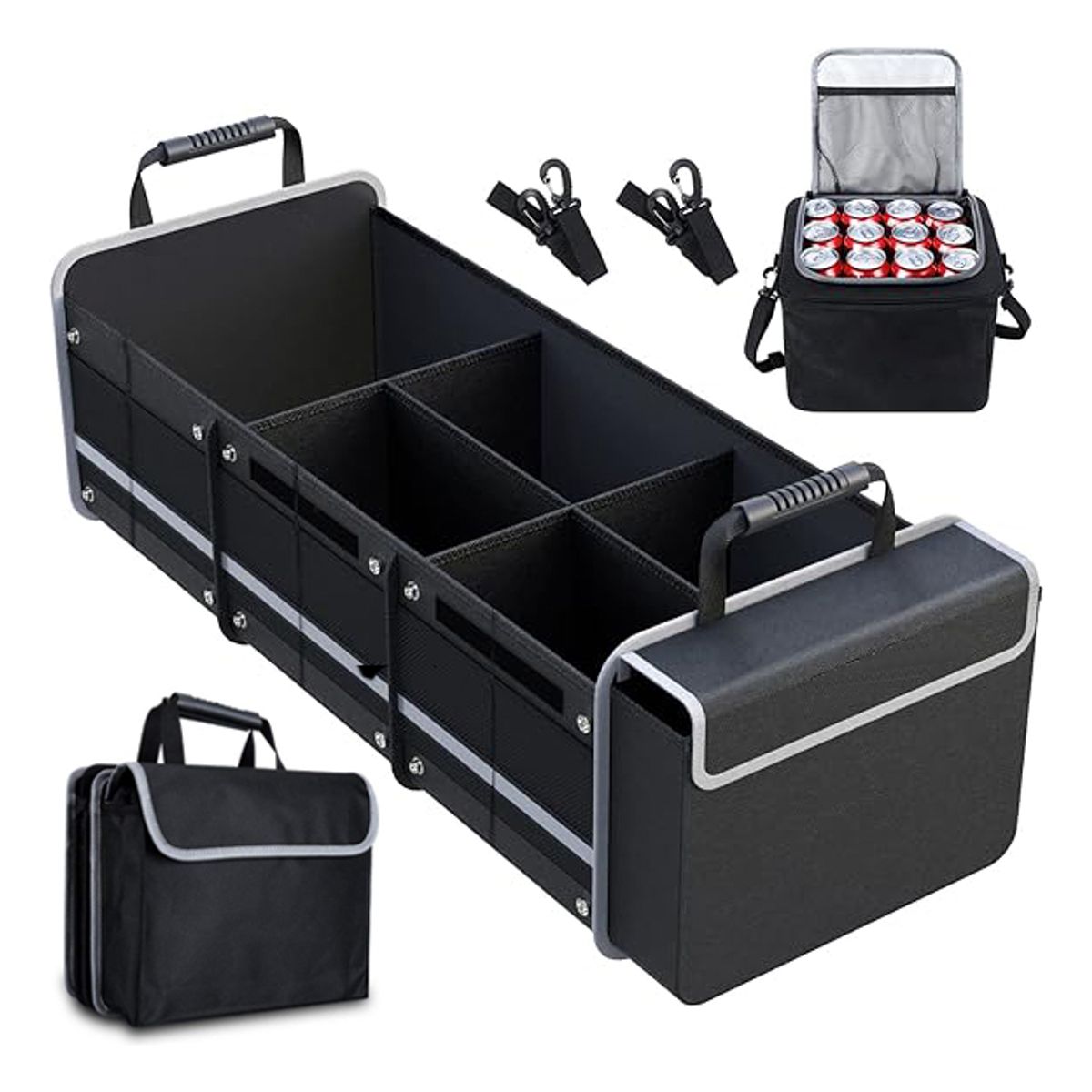 EVERSO - Organizador Auto Caja Bolso Plegable Para Maletero Vehiculos
