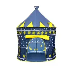 ANGELES DEL HOGAR - Castillo Carpa Infantil Casa Club Para Niños Y Niña Azul