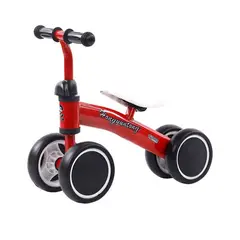 ANGELES DEL HOGAR - Bicicleta Mini Andador Aprendizaje Equilibrio Niños Roja