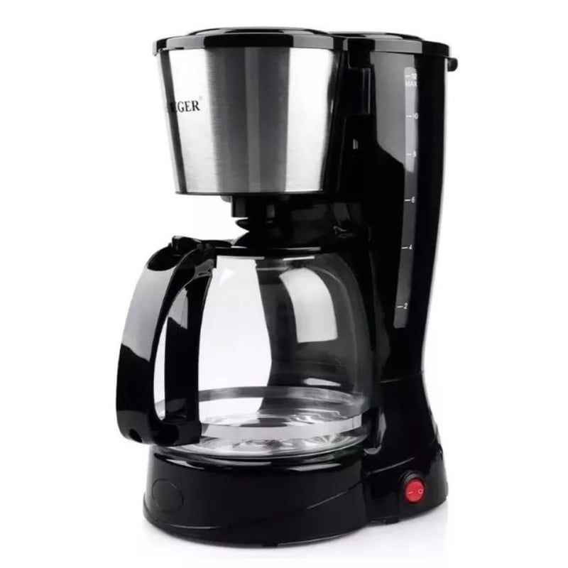 ANGELES DEL HOGAR - Cafetera Electrica Haeger Hg-123s Por Goteo 5 Tazas