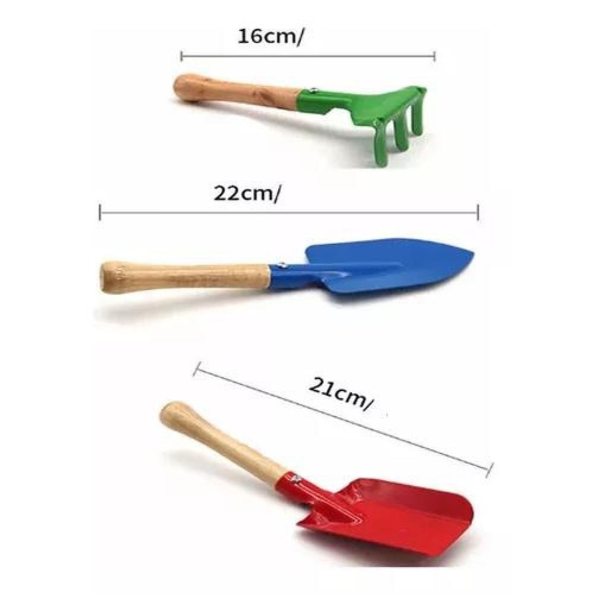 GENERICO - Set de jardinería infantil herramientas didácticas multicolor