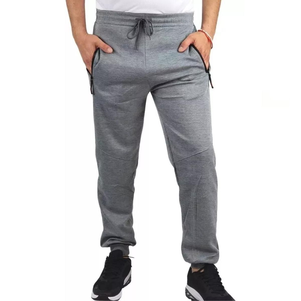 LIKE SHOP - Pantalón Unisex Buzo Juvenil Algodón Sin Forro Polar Liso 213