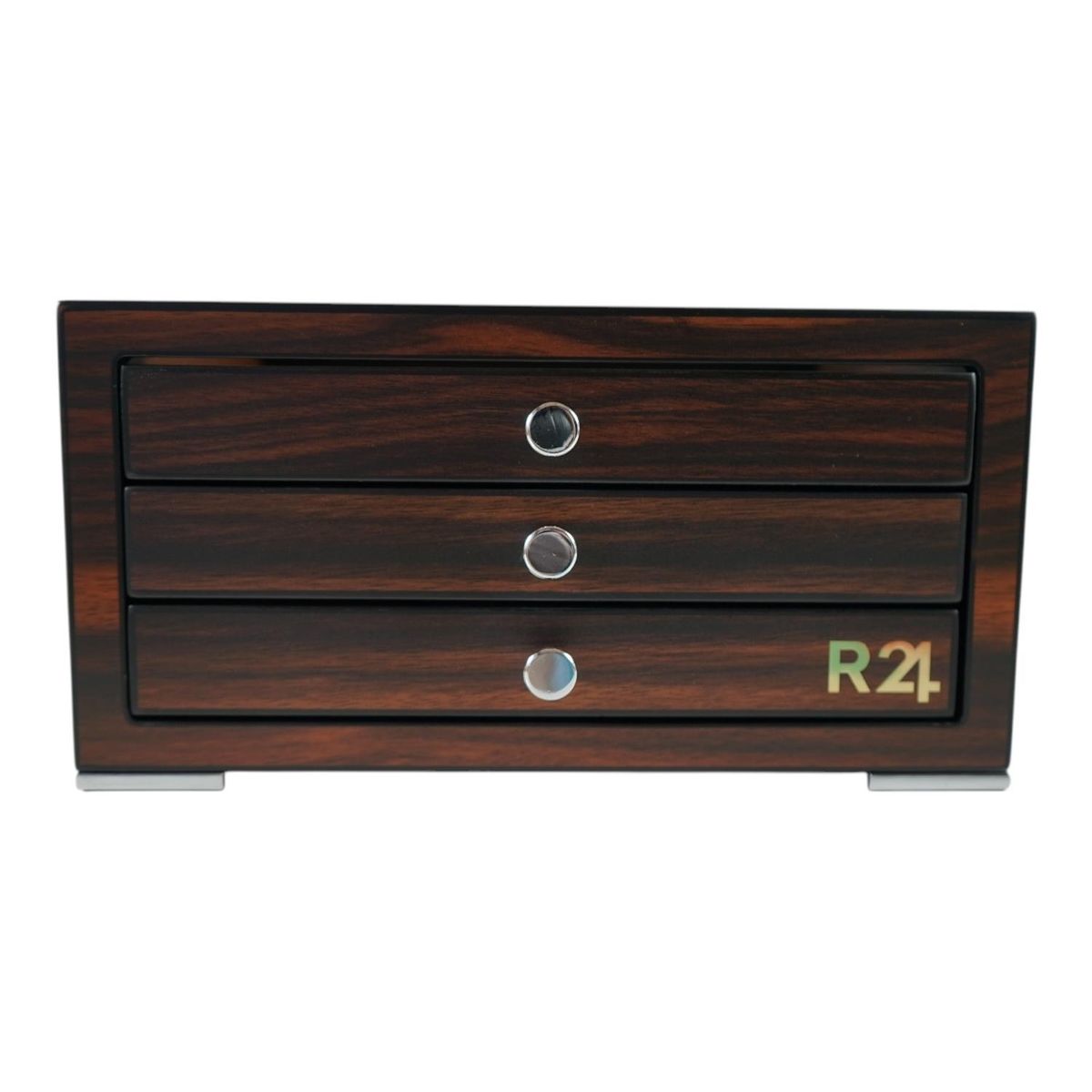 R24 - Caja Madera De Lujo Para 24 Lapiceras Ebano