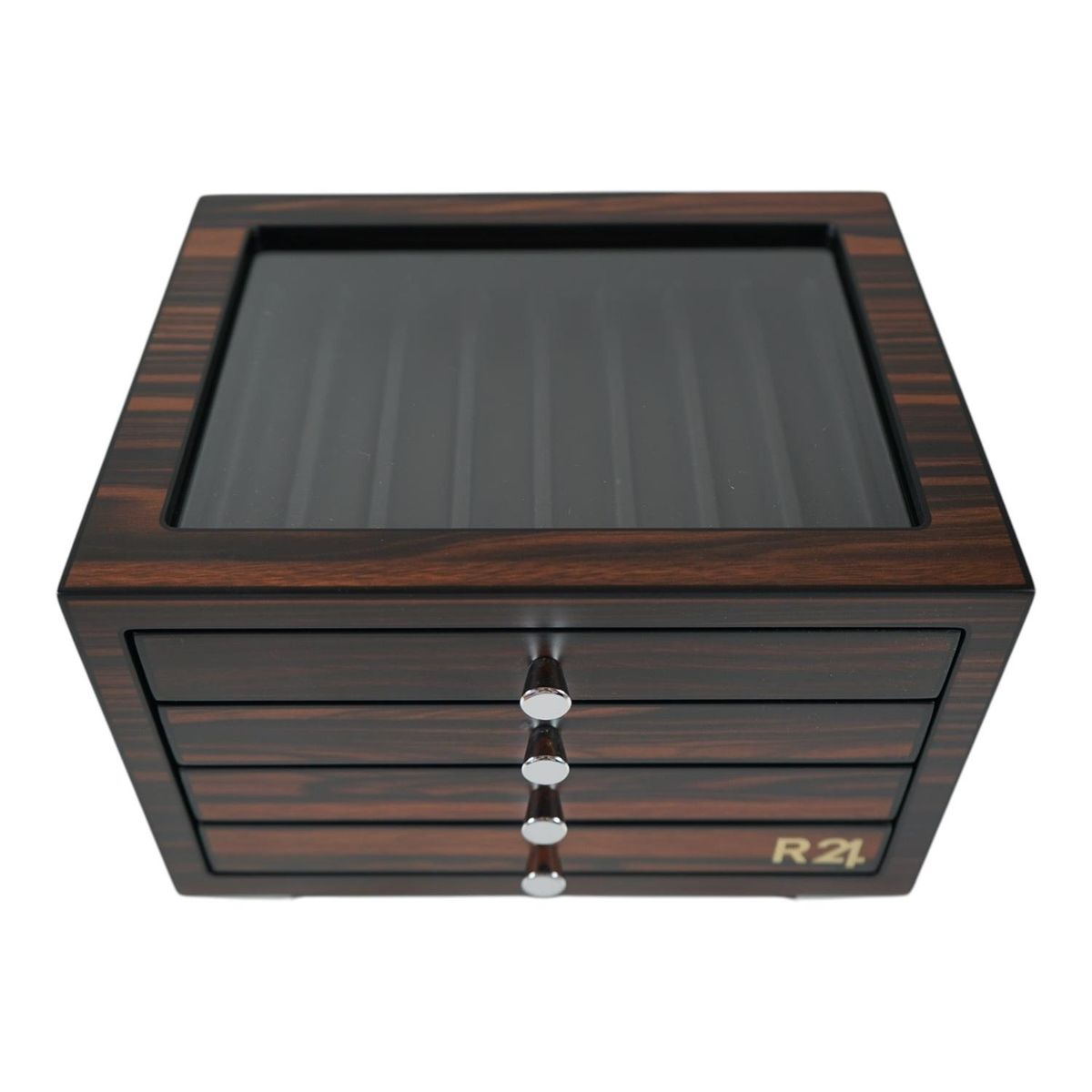 R24 - Caja Madera De Lujo Para 32 Lapiceras Ebano