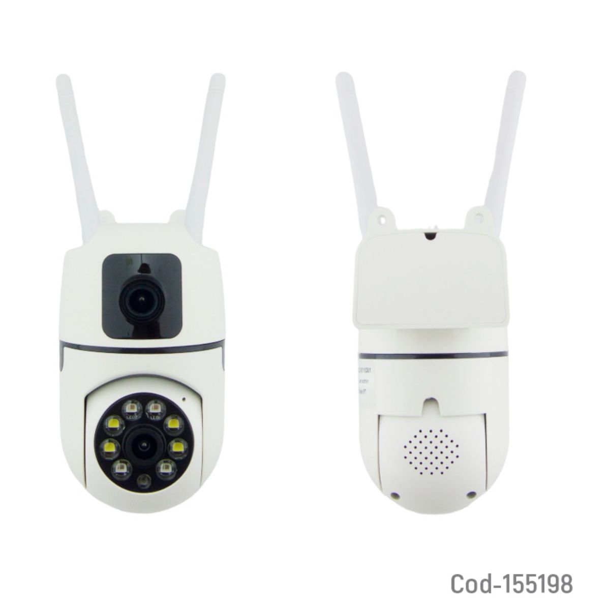 OEM - CAMARA VIGILANCIA IP WIFI DOBLE LENTE MODE10 CON MOVIMIENTO