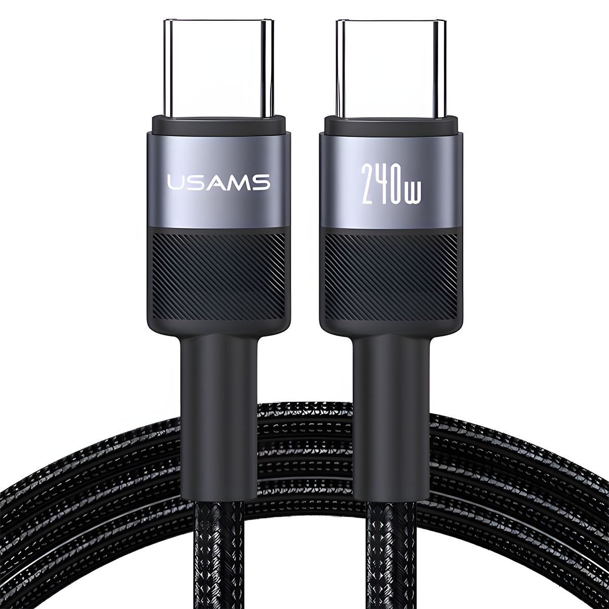 USAMS - Cable Usb Tipo C A Usb C Para iPhone Samsung 240w Largo 12m Usams Sj727