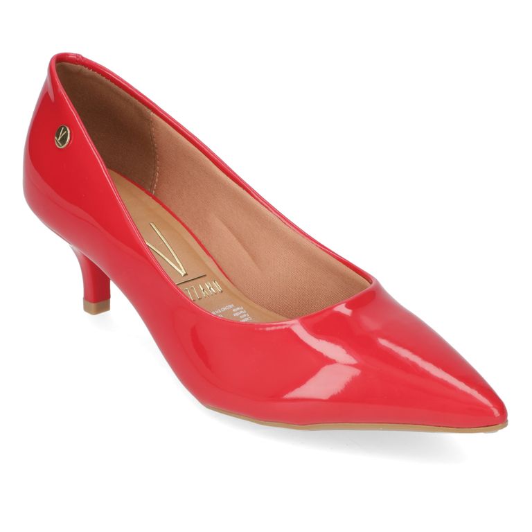 Zapato Mujer Taco Aguja Stiletto Rojo