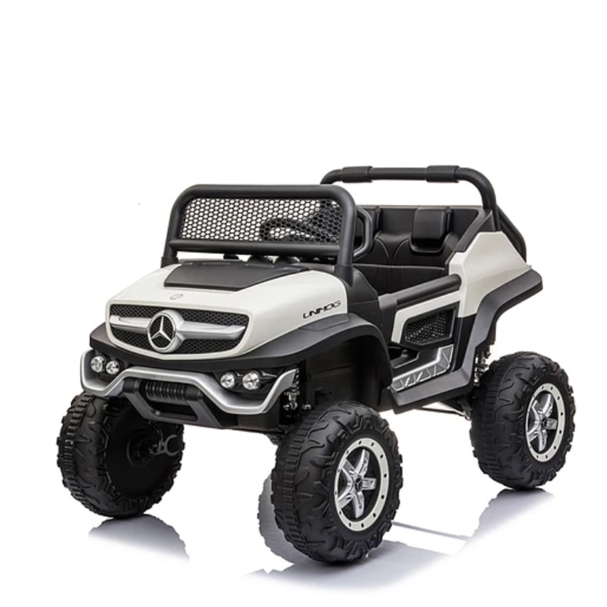KIDSCOOL - Unimog Mercedes Benz 4 Motores Blanco
