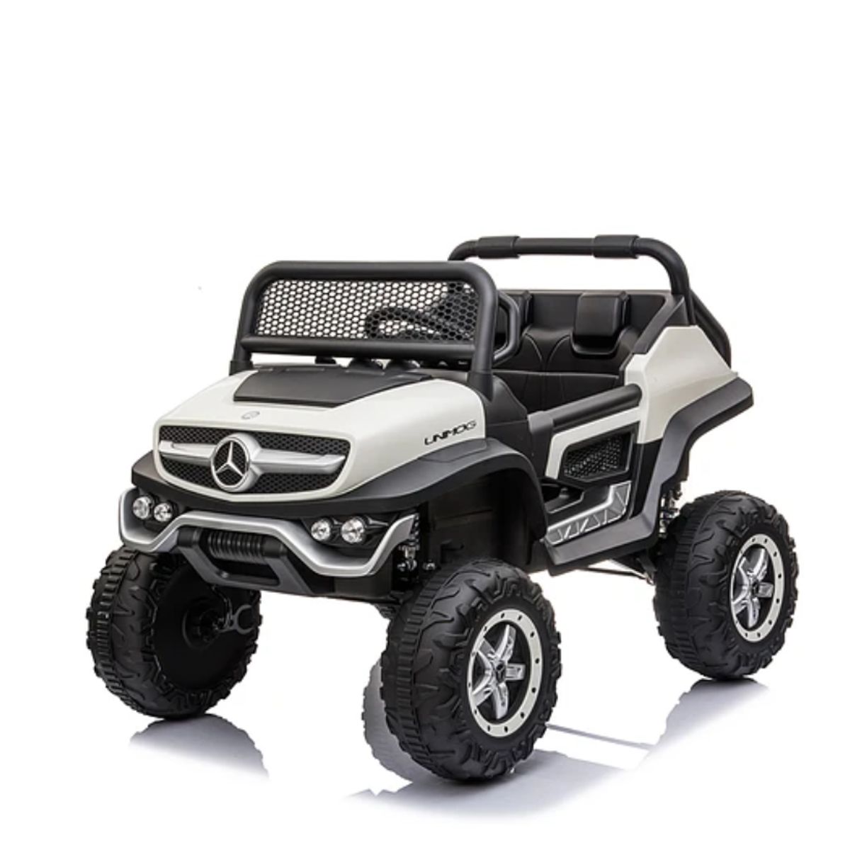 KIDSCOOL - Unimog Mercedes Benz 4 Motores Blanco
