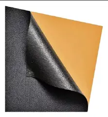 GENERICO - Parche Adhesivo 30x20cm Reparación Cuero Cuerina Trabajos Negro