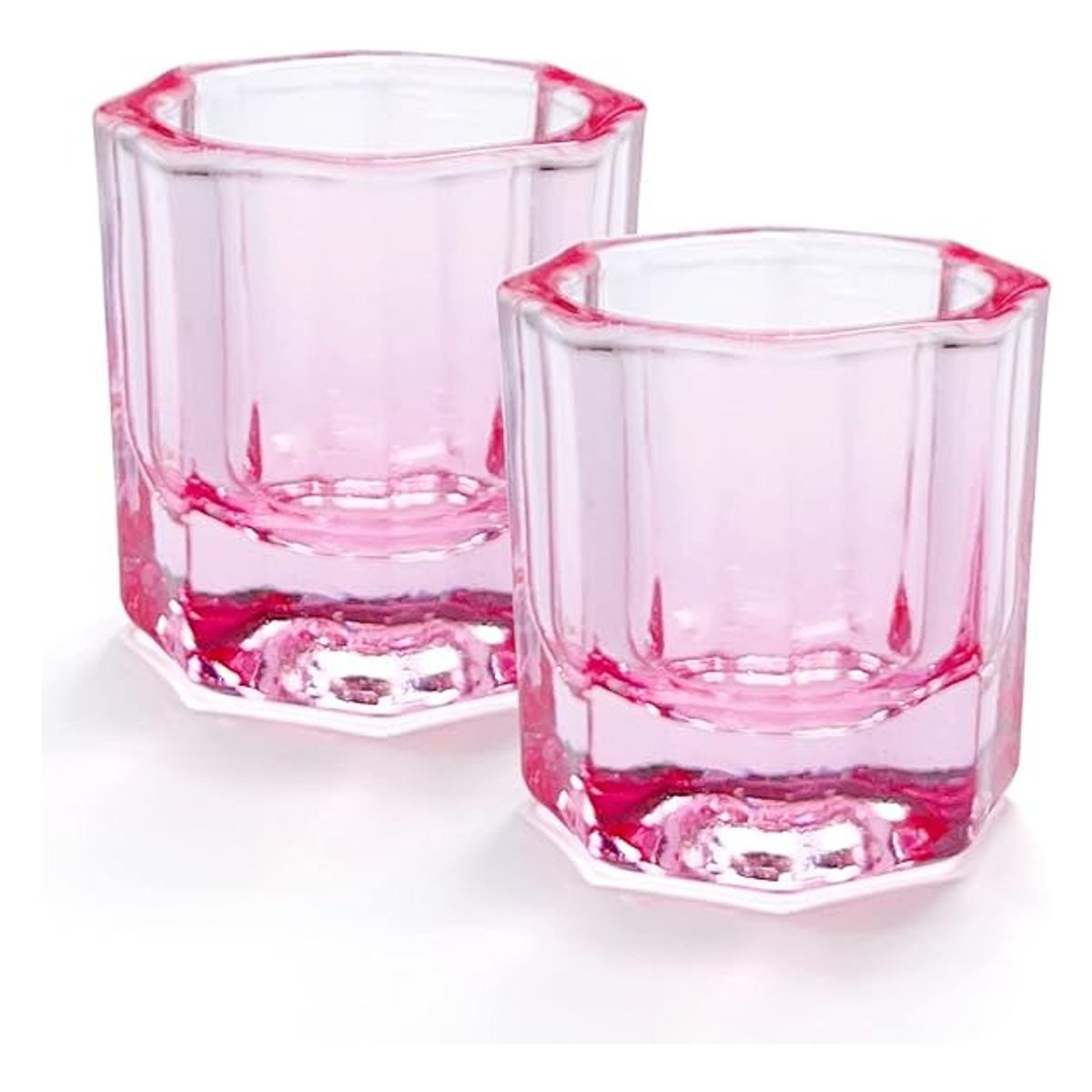 GENERICO - Vaso Dappen Rosa Para Uñas Postizas