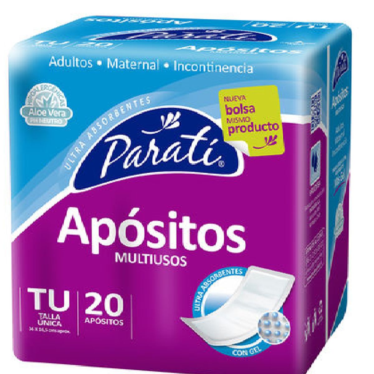 GENERICO - Para Ti Apósitos Higiénicos Protección Adulta Talla Única