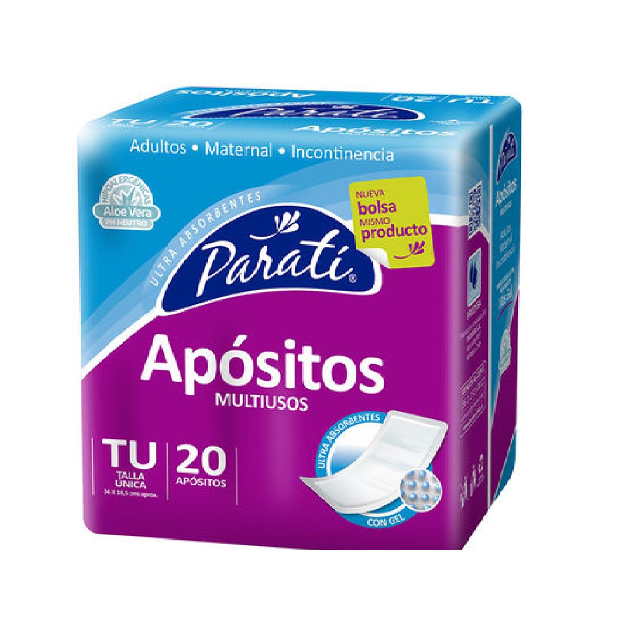 GENERICO - Para Ti Apósitos Higiénicos Protección Adulta Talla Única