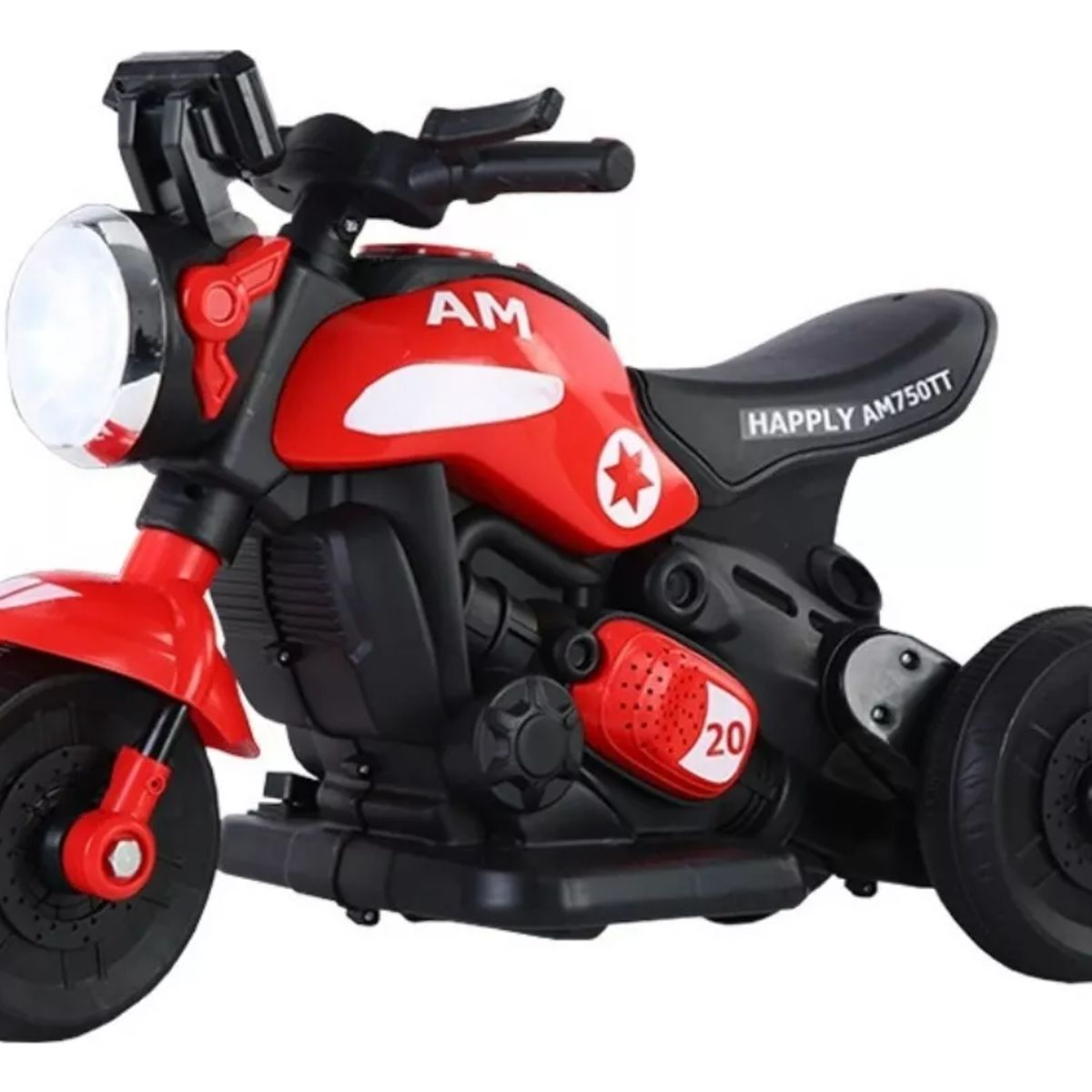 U BUY - Moto cochecito moto de juguete para niños Rojo