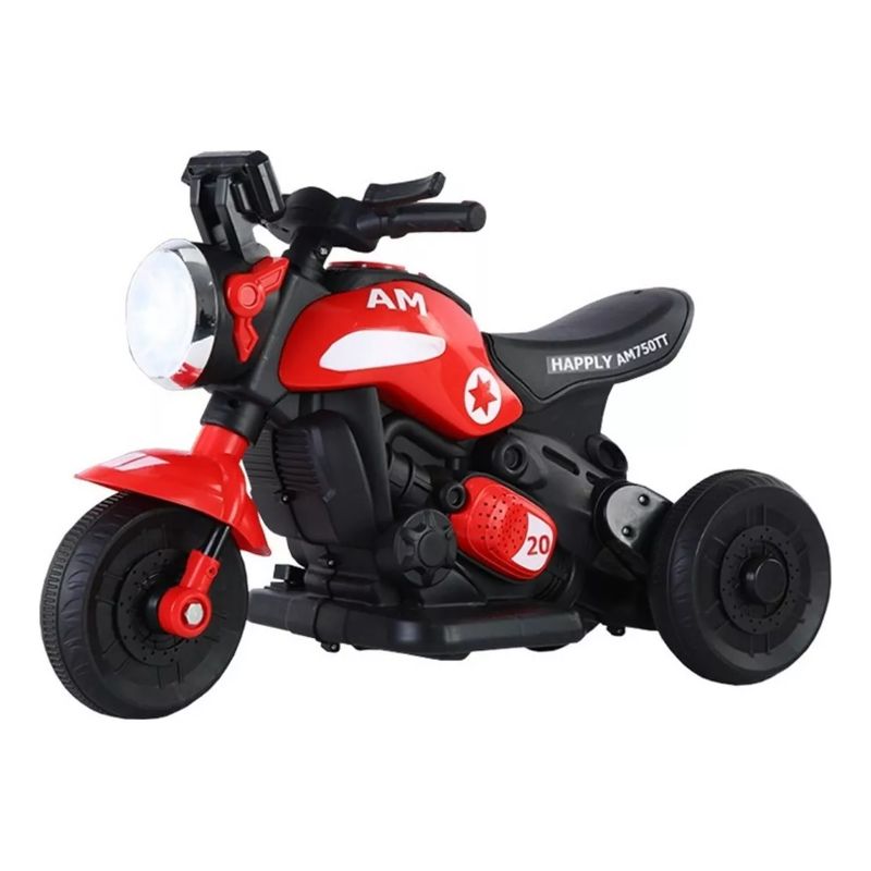 U BUY - Moto cochecito moto de juguete para niños Rojo