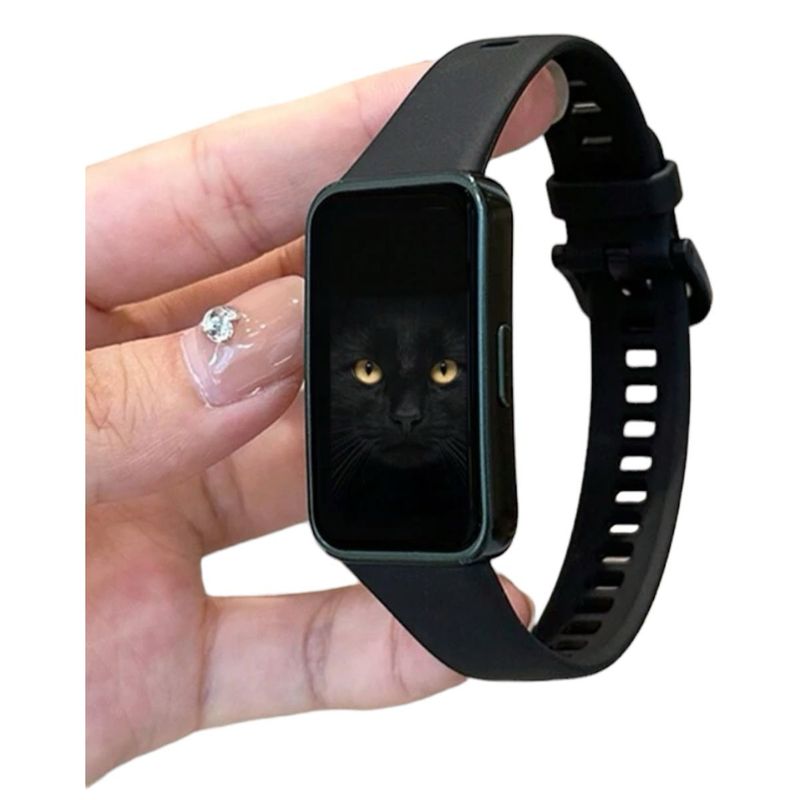 GENERICO - Correa De Repuesto Silicona Para Huawei Band 9 Negro