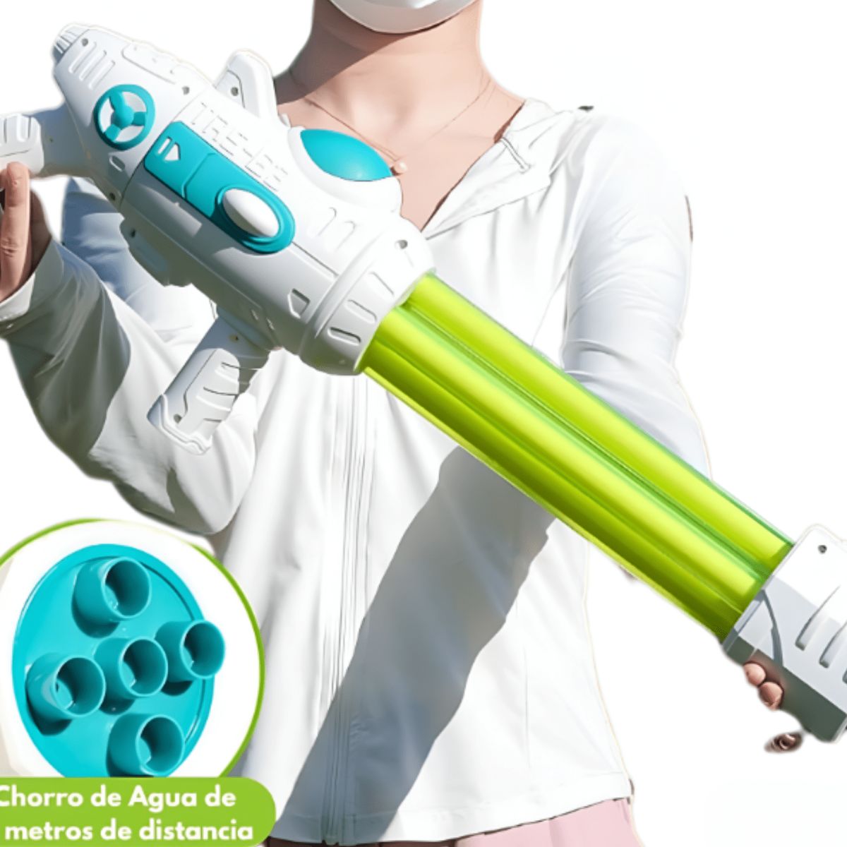 CRUSEC - Pistola De Agua Recargable Para Niños