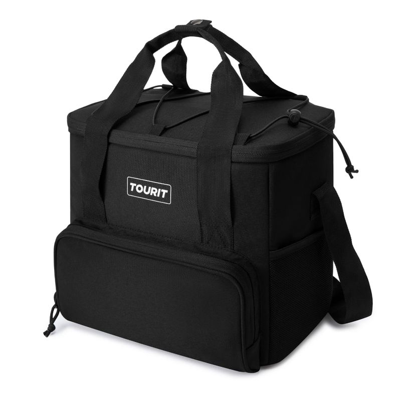 TOURIT - Tourit Cooler Bag refrigerador aislado portátil de 14L Negro
