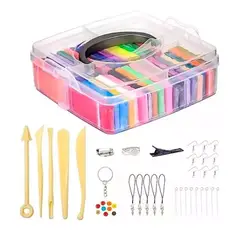 GENERICO - Arcilla Polimérica De 32 Colores Con Accesorios