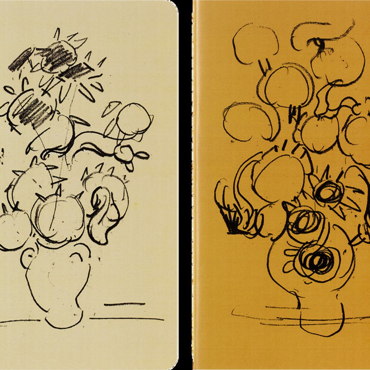 MOLESKINE - Libretas Cahier Ed. Limit. Van Gogh L rayas Set de 2